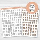 Gerbil | Hamster | Guinea Pig | Hand Doodled Icons Planner Stickers | I-099
