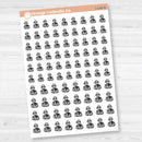 Feed Snake | Clean Snake Cage | Hand Doodled Icons Planner Stickers | I-140