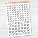 Feed Turtle | Clean Turtle Cage | Hand Doodled Icons Planner Stickers | I-141