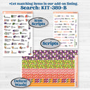 Summer Fruit Kit | Hobonichi Cousin Weekly & Daily Planner Kit Stickers | Ripe | KIT-389-E