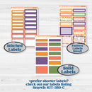 Summer Fruit Kit | A5 Daily Duo Planner Kit Stickers | Ripe | KIT-89-L