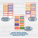 Summer Fruit Kit | A5 Plum Daily Planner Kit Stickers | Ripe | KIT-389-N