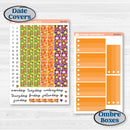 Summer Fruit Kit | A5 Plum Daily Planner Kit Stickers | Ripe | KIT-389-N