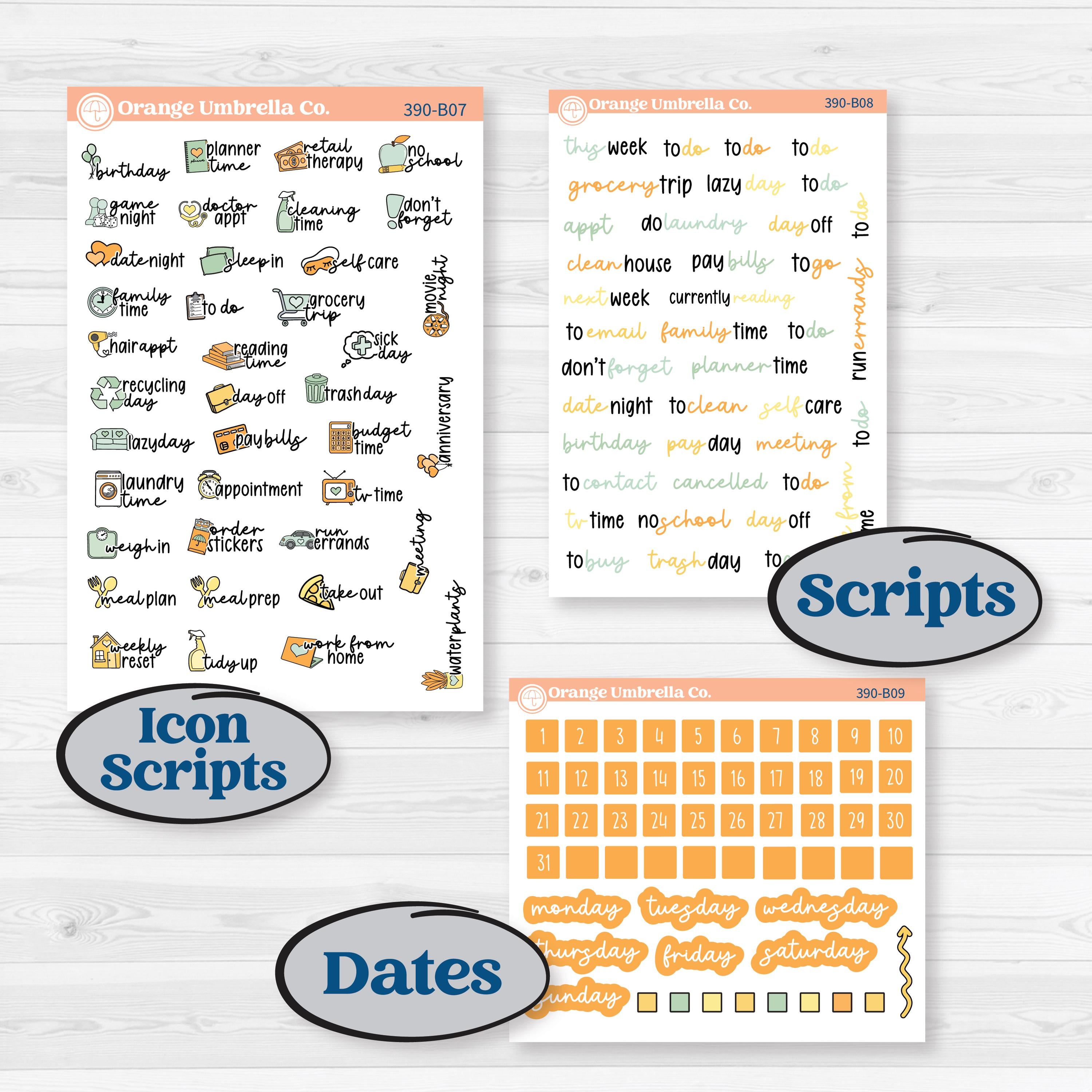 Bee Planner Kit | Weekly Add-On Planner Kit Stickers | Buzz Off | KIT-390-B