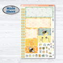 Bee Planner Kit | Plum Vertical Priorities 7x9 Planner Kit Stickers | Buzz Off | KIT-390-J