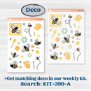 Bee Planner Kit | Freestyle Kit Any Planner Kit Stickers | Buzz Off | KIT-390-K