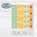 Bee Planner Kit | 7x9 Erin Condren Daily Duo Planner Kit Stickers | Buzz Off | KIT-390-M