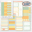 Bee Planner Kit | 7x9 Plum Daily Planner Kit Stickers | Buzz Off | KIT-390-P