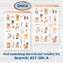 Fun Animal Kit | Journaling Kit Planner Stickers | Gone With The Wild | KIT-391-D