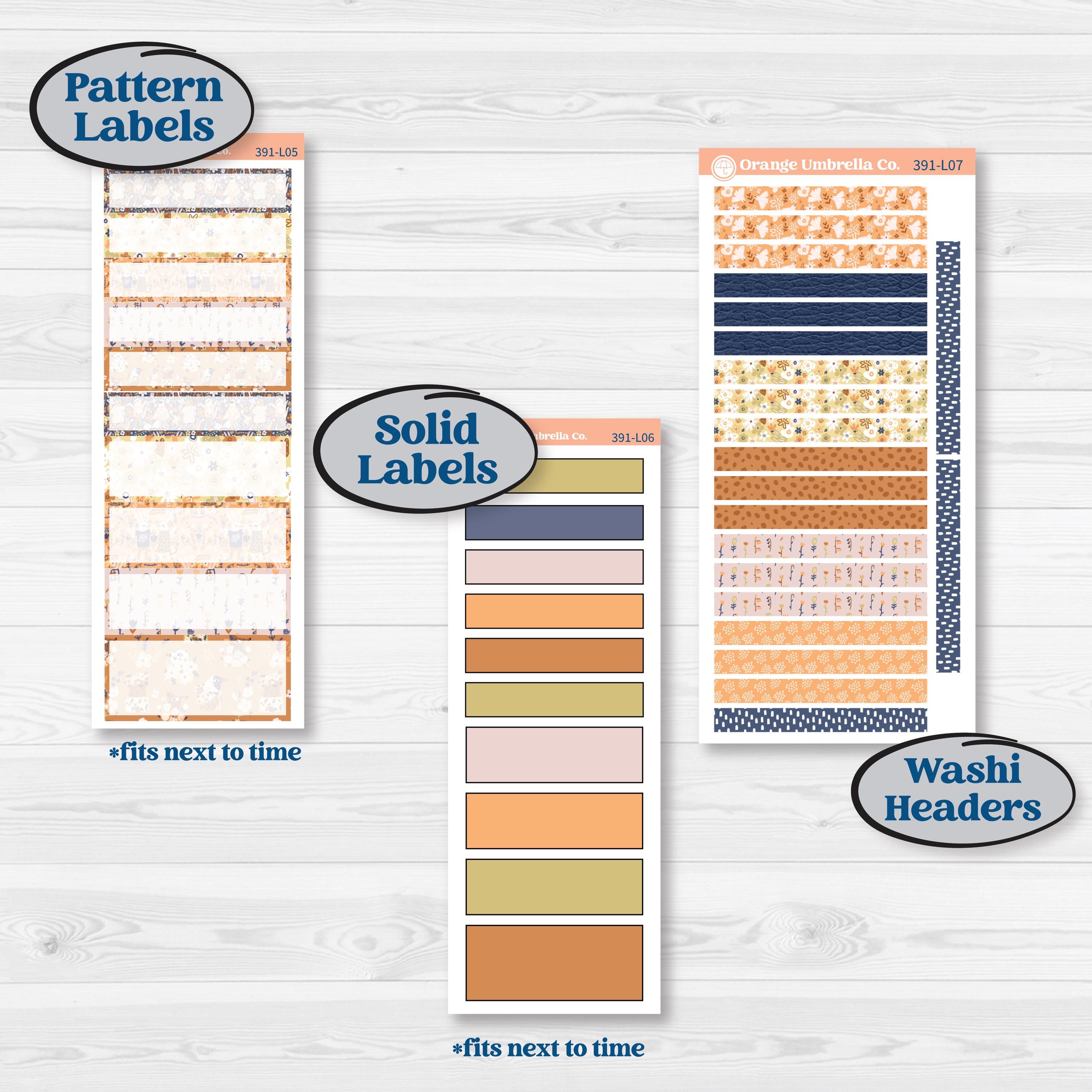 Fun Animal Kit | A5 Daily Duo Planner Kit Stickers | Gone With The Wild | KIT-391-L