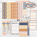 Fun Animal Kit | 7x9 Erin Condren Daily Duo Planner Kit Stickers | Gone With The Wild | KIT-391-M