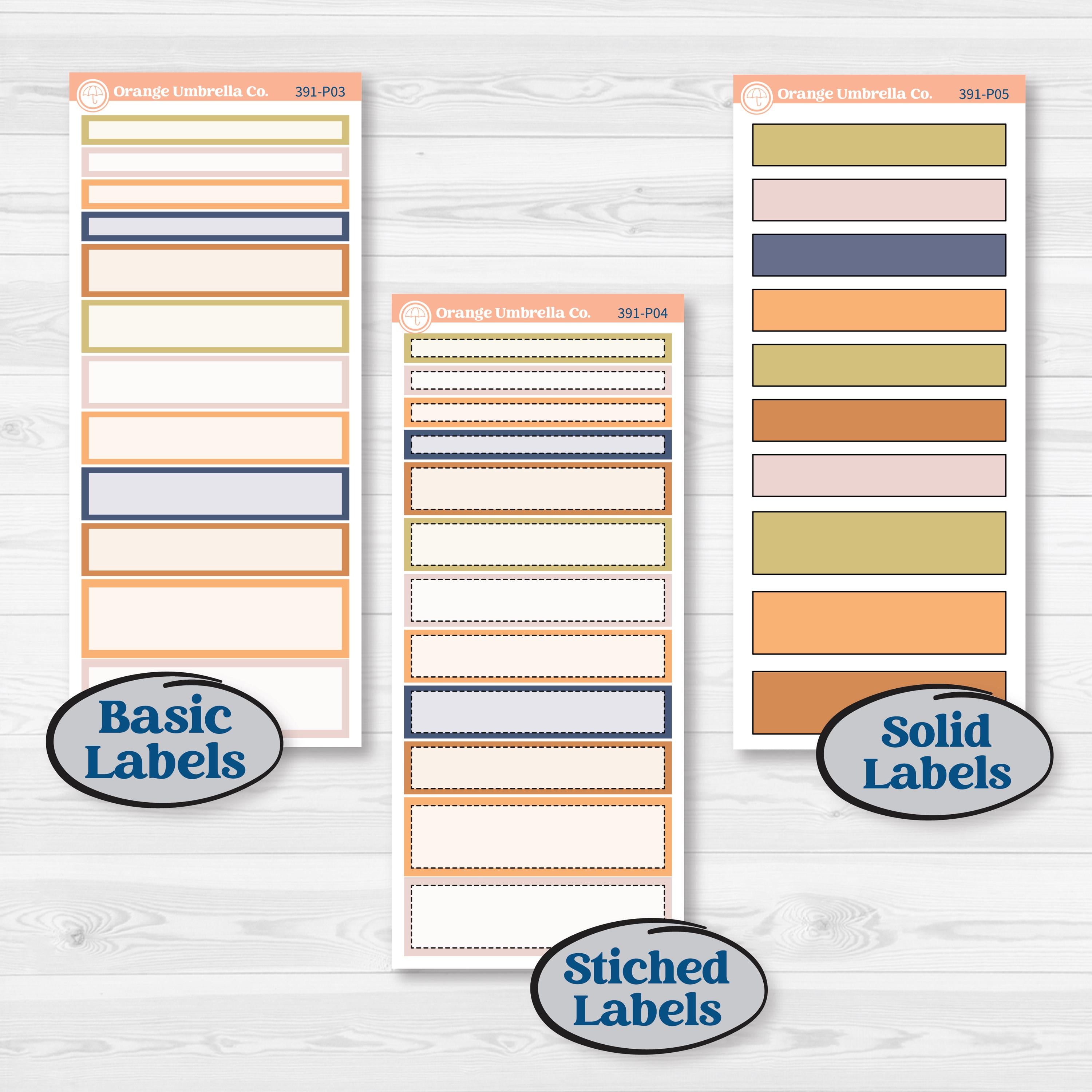 Fun Animal Kit | 7x9 Plum Daily Planner Kit Stickers | Gone With The Wild | KIT-391-P