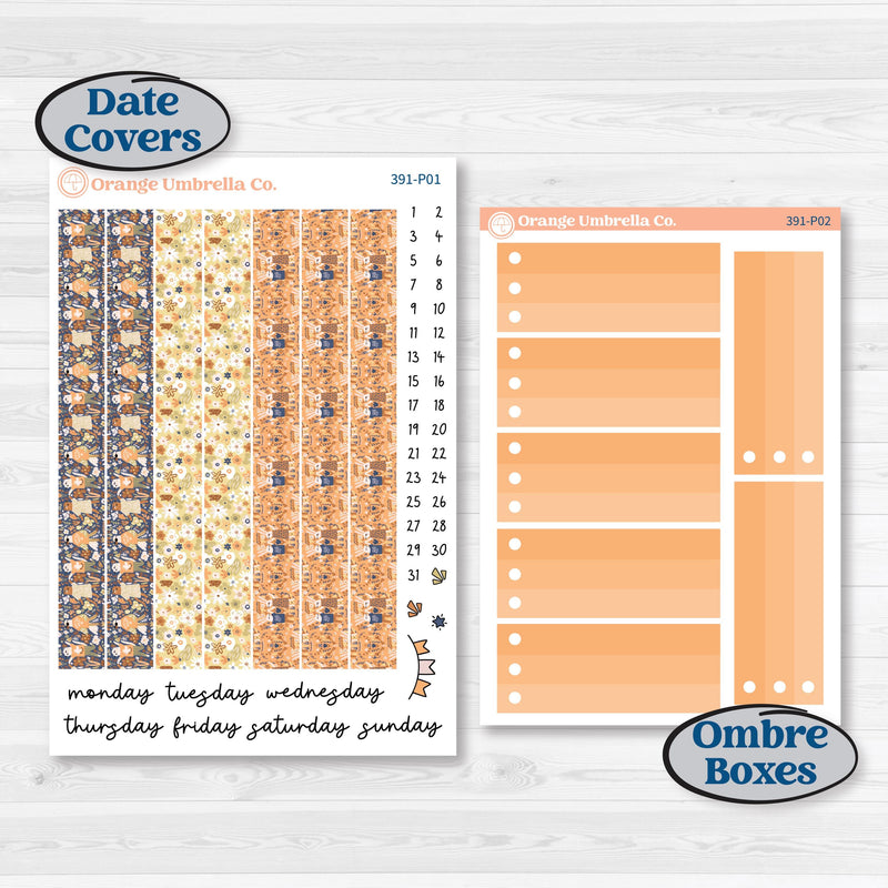Fun Animal Kit | 7x9 Plum Daily Planner Kit Stickers | Gone With The Wild | KIT-391-P