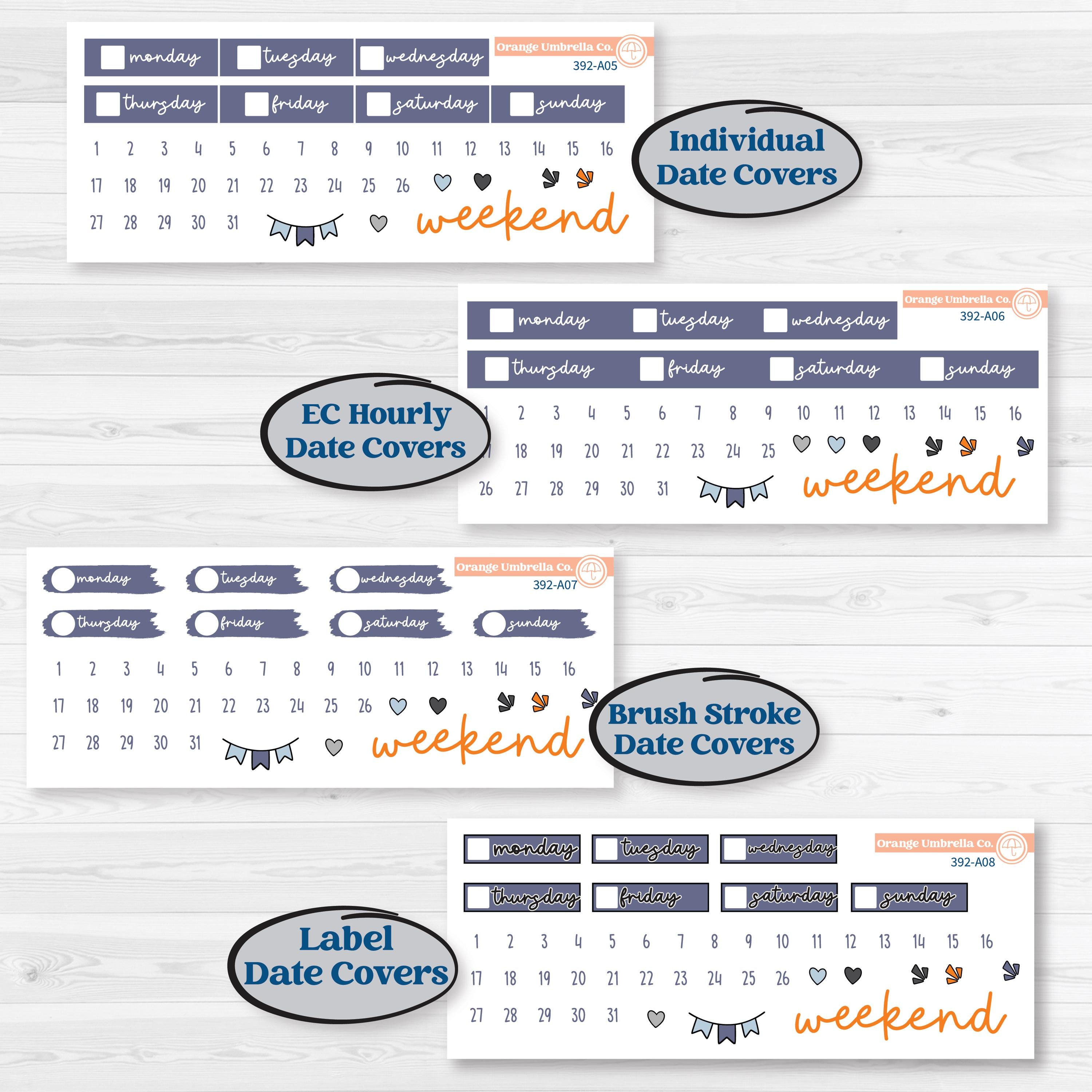 Father’s Day Kit | Weekly Sticker Kit for Vertical Planners like Erin Condren | Dapper Dad | KIT-392-A