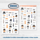 Father’s Day Kit | Weekly Sticker Kit for Vertical Planners like Erin Condren | Dapper Dad | KIT-392-A