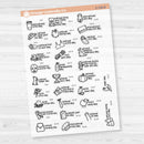 October Wacky Holidays Script Planner Stickers | F17 | E-338