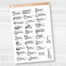 October Wacky Holidays Mini Script Planner Stickers | F17 | E-339
