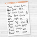 November Wacky Holidays Mini Script Planner Stickers | F17 | E-341