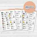 November Wacky Holidays Mini Script Planner Stickers | F17 | E-341