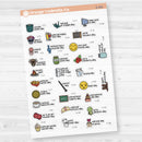 November Wacky Holidays Mini Script Planner Stickers | F17 | E-341