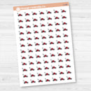 Hand Doodled Lawn Mower Icons Planner Stickers | I-149