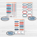 Independence Day | 4th Of July Kit | Weekly Add-On Labels Planner Kit Stickers | Freedom | KIT-394-C