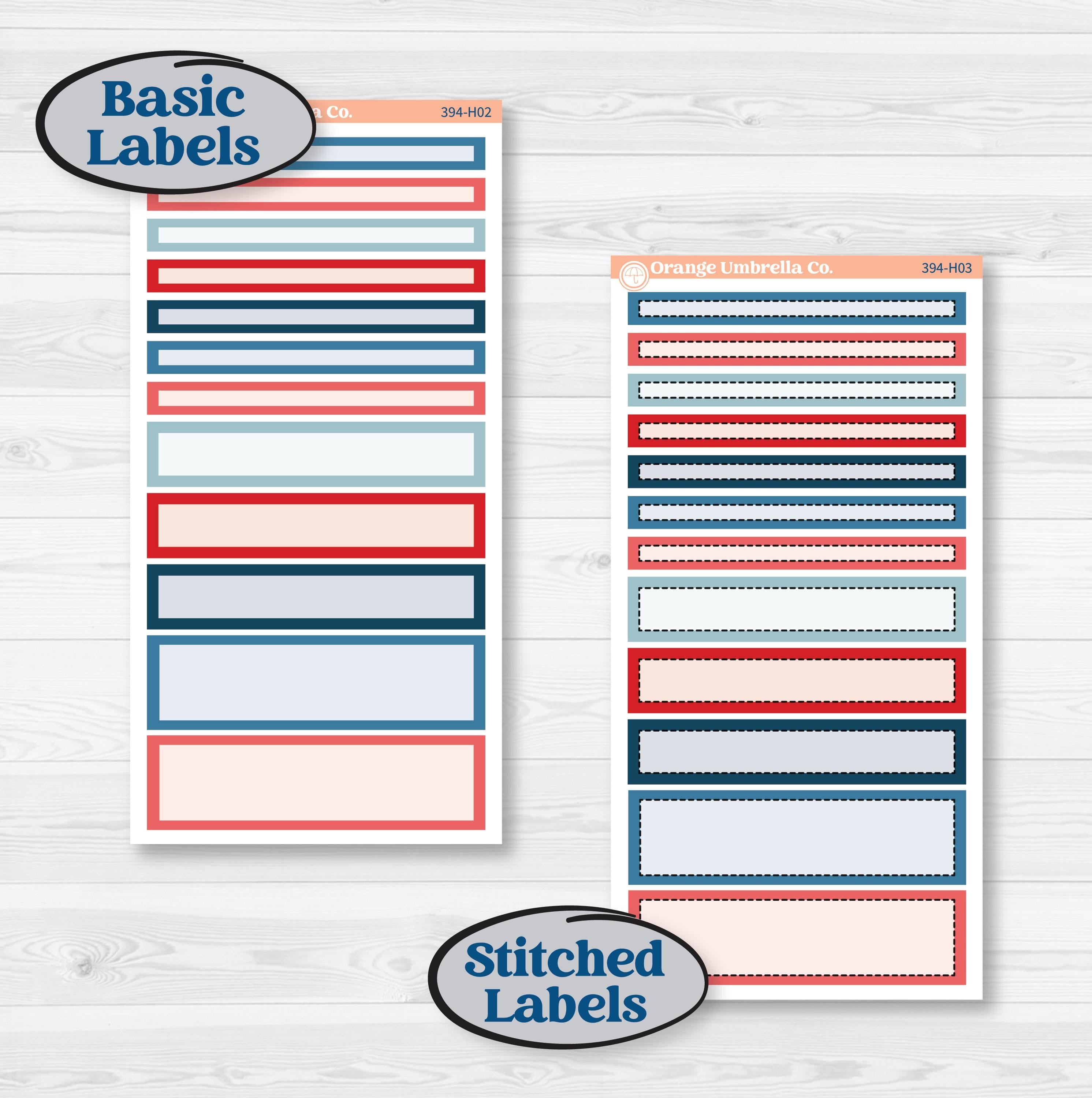 Independence Day | 4th Of July Kit | 7x9 Compact Vertical Planner Kit Stickers | Freedom | KIT-394-H