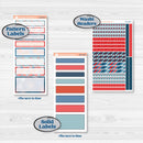 Independence Day | 4th Of July Kit | 7x9 Erin Condren Daily Duo Planner Kit Stickers | Freedom | KIT-394-M