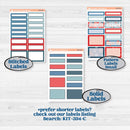 Independence Day | 4th Of July Kit | 7x9 Erin Condren Daily Duo Planner Kit Stickers | Freedom | KIT-394-M