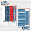 Independence Day | 4th Of July Kit | A5 Plum Daily Planner Kit Stickers | Freedom | KIT-394-N