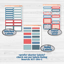 Independence 4th Of July Kit | 7x9 Plum Daily Planner Kit Stickers | Freedom | KIT-394-P