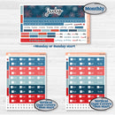 Independence Day | 4th Of July Kit | Laurel Denise Standard Vertical & Horizontal Planner Kit Stickers | Freedom | KIT-394-Q