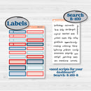 Independence Day | 4th Of July Kit | 8.5x11 Plum Monthly & Dashboard Planner Kit Stickers | Freedom | KIT-394-U