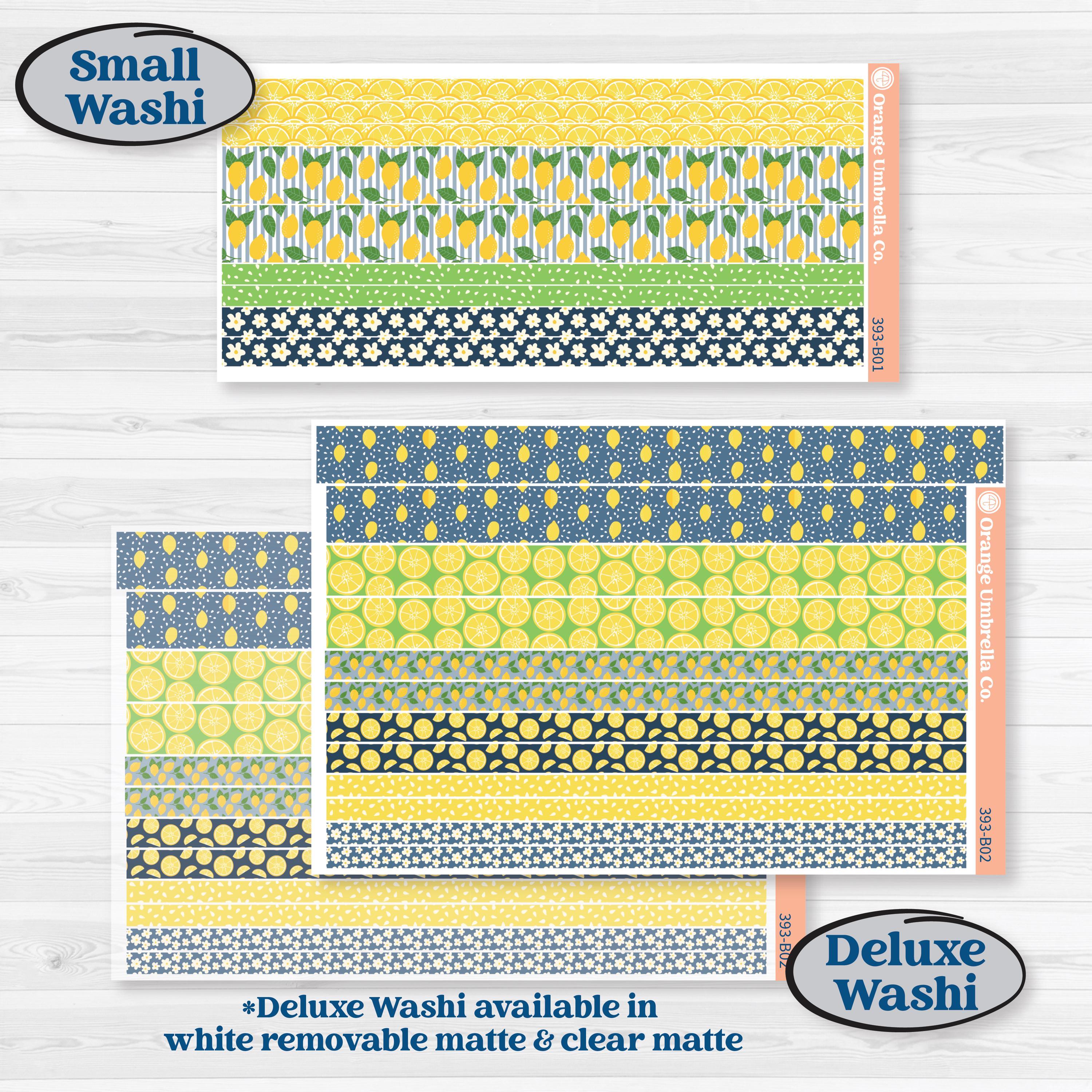 Summer Lemon Kit | Weekly Add-On Planner Kit Stickers | Lemon Me Know | KIT-393-B