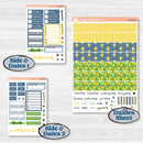 Summer Lemon Kit | Hobonichi Cousin Weekly & Daily Planner Kit Stickers | Lemon Me Know | KIT-393-E