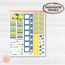 Summer Lemon Kit | Hobonichi Weeks Weekly Planner Kit Stickers | Lemon Me Know | KIT-393-F