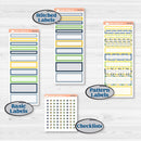 Summer Lemon Kit | A5 Compact Vertical Planner Kit Stickers for Erin Condren | Lemon Me Know | KIT-393-G