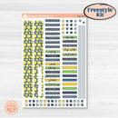 Summer Lemon Kit | Freestyle Kit Any Planner Kit Stickers | Lemon Me Know | KIT-393-K