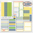 Summer Lemon Kit | 7x9 Plum Daily Planner Kit Stickers | Lemon Me Know | KIT-393-P