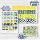 Summer Lemon Kit | Laurel Denise Standard Vertical & Horizontal Planner Kit Stickers | Lemon Me Know | KIT-393-Q