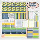 Summer Lemon Kit | Laurel Denise Portrait Planner Kit Stickers | Lemon Me Know | KIT-393-R