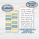 Summer Lemon Kit | A5 Plum Monthly & Dashboard Planner Kit Stickers | Lemon Me Know | KIT-393-S