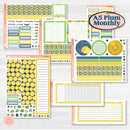 Summer Lemon Kit | A5 Plum Monthly & Dashboard Planner Kit Stickers | Lemon Me Know | KIT-393-S