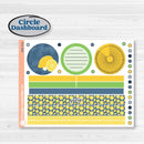 Summer Lemon Kit | 8.5x11 Plum Monthly & Dashboard Planner Kit Stickers | Lemon Me Know | KIT-393-U