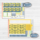 Summer Lemon Kit | A5 Erin Condren Monthly & Dashboard Sticker Kit | 2024-2025 Planners | Lemon Me Know | KIT-393-V