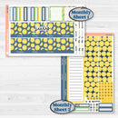 Summer Lemon Kit | 7x9 Erin Condren Life Planner Monthly & Dashboard Sticker Kit | 2024-2025 Planners | Lemon Me Know | KIT-393-W
