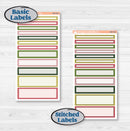 Tropical Summer Kit | 7x9 Compact Vertical Planner Kit Stickers | Borneo | KIT-395-H