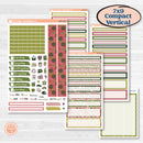 Tropical Summer Kit | 7x9 Compact Vertical Planner Kit Stickers | Borneo | KIT-395-H