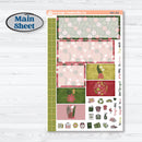 Tropical Summer Kit | Plum Vertical Priorities 7x9 Planner Kit Stickers | Borneo | KIT-395-J