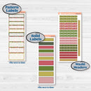 Tropical Summer Kit | A5 Daily Duo Planner Kit Stickers | Borneo | KIT-395-L